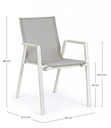 4x Sedia C-Br Krion Lunar
