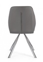 4x Sedia Maxwell Pu Grigio
