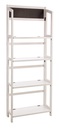 Espositore 4 piani rettangolare bianco 70x29,5x190h cm