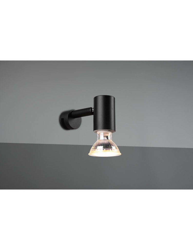 Faretto Da Bagno Spot Orientabile Nero Lorenzo Trio Lighting