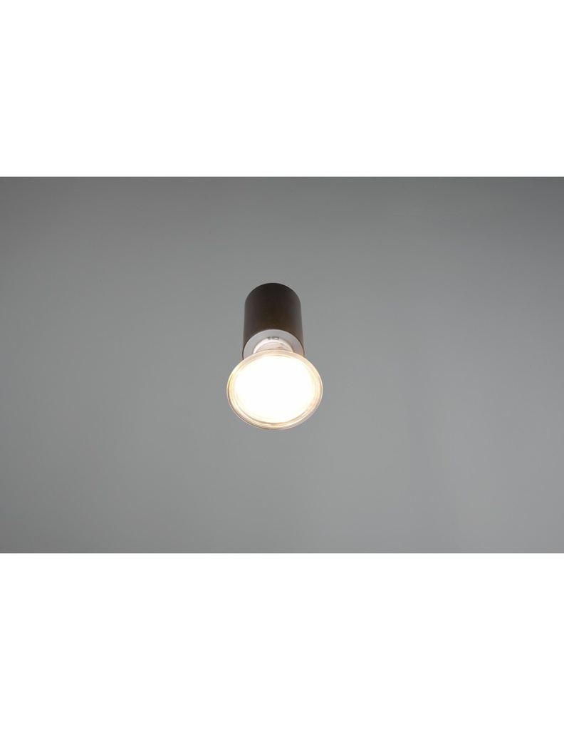 Faretto Da Bagno Spot Orientabile Nero Lorenzo Trio Lighting