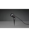 Faretto Da Esterno Orientabile Ubangi Nero Con Picchetto GU10 IP65 Trio Lighting
