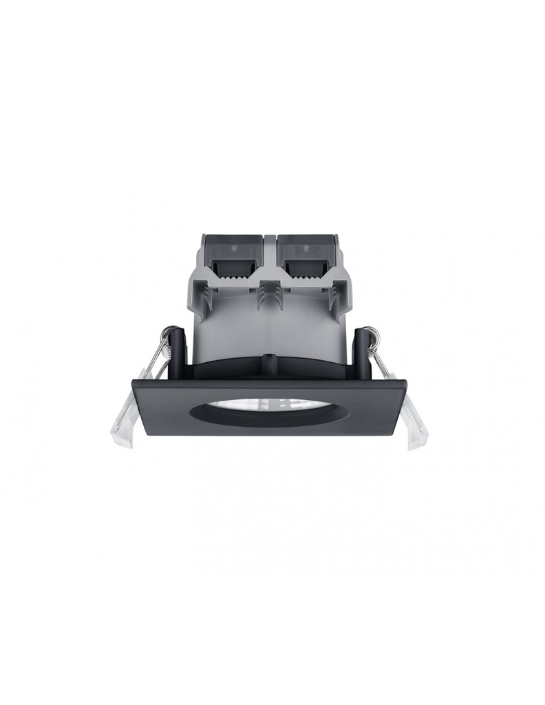 Faretto da Incasso Quadrato Zagros Nero Led 5W IP65 8x8 cm Trio Lighting