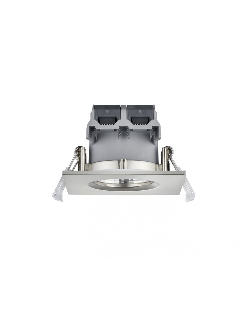 Faretto da Incasso Quadrato Zagros Nichel Led 5W IP65 8x8 cm Trio Lighting