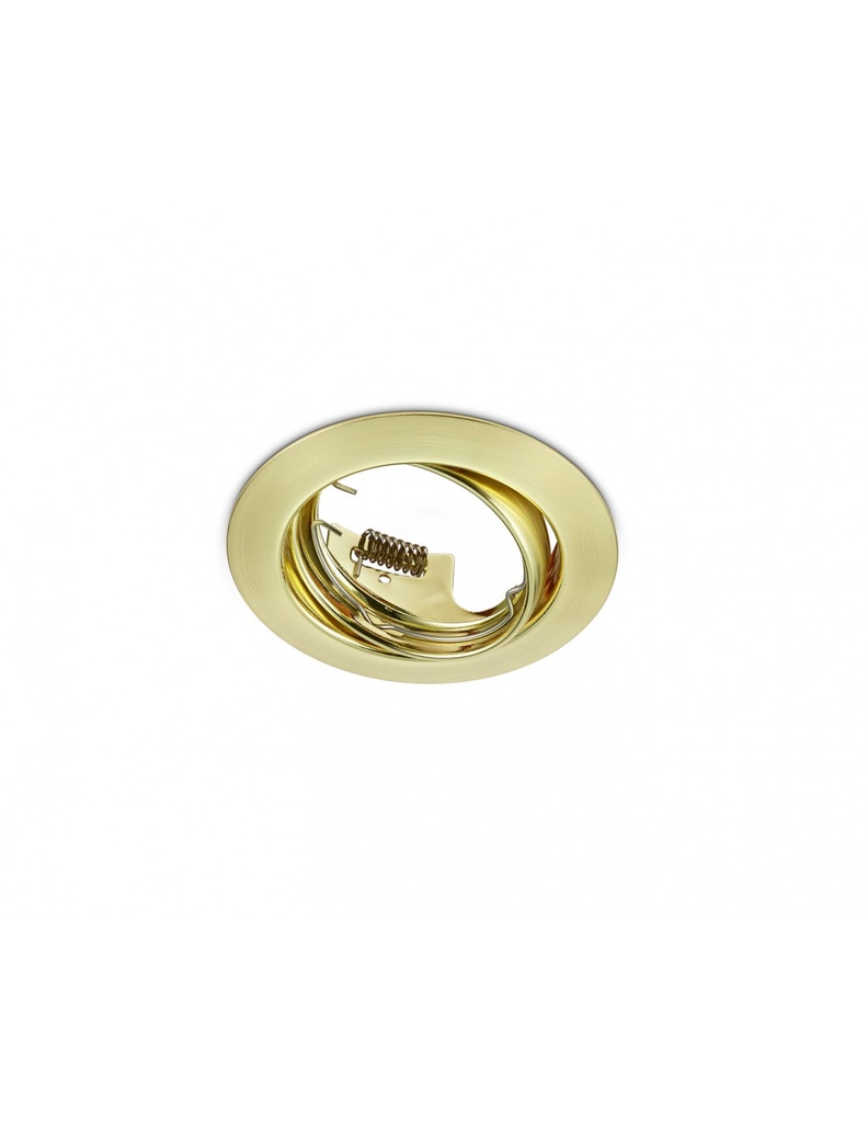 Faretto da Incasso Rotondo Jura 1xGU10 Ottone Ø8 cm Trio Lighting