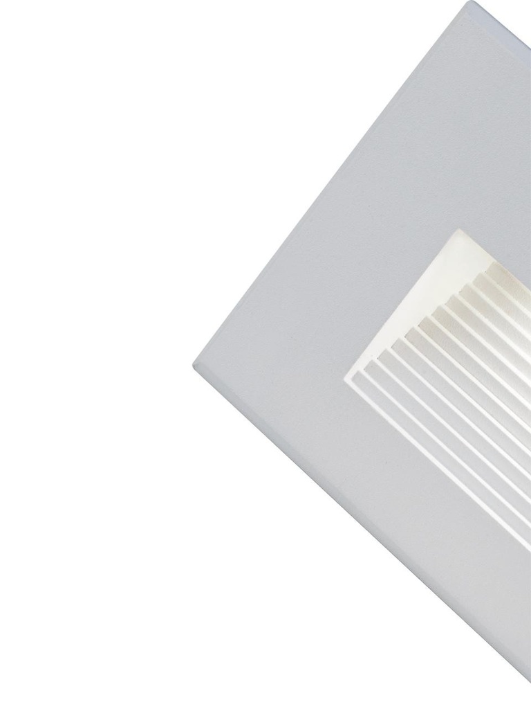 Incasso Liscio 3W Led 3000K  linea spina  alluminio