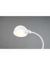 Lampada Bianca Scrivania Braccio Flessibile Perry Trio Lighting