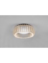 Lampada Da Soffitto Legno Naturale Led Dimmer Monte Ø40 cm Trio Lighting