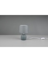 Lampada Da Tavolo Malu 1xE14 Ceramica E Tessuto Verde Ø16 cm Trio Lighting
