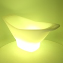 Lampada Led in plastica ricaricabile con portabottiglie