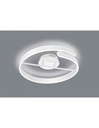 Lampada Soffitto Design Cerchio Led Dimmer 4000k Parma Bianco Trio Lighting