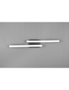 Lampada Soffitto Design Doppia Bacchetta Led 4000k Route Nero Trio Lighting