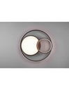 Lampada Soffitto Moderna Vuelta Nero 3 Led Dimmer 28w Trio Lighting