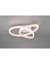 Lampada Soffitto Vortice Moderna Yara Bianco Led Dimmer Trio Lighting