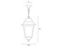 Lampada Sospesa in Alluminio Pressofuso con Diffusori in Vetro Trasparente nero
