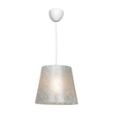 Lampada a sospensione Conic ASZ0778 in tessuto beige