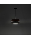 Lampada a sospensione Idra in metallo rosa e grigio STS