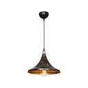 Lampada a sospensione Kalyon metallo nero oro ASZ1650