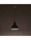 Lampada a sospensione Kande in acciaio bianco STS