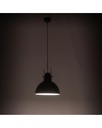 Lampada a sospensione Kande in metallo nero STS