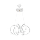 Lampada a sospensione LED Ilya forma spirale bianca MDL4439