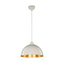 Lampada a sospensione Topak ASZ0948 in metallo bianco