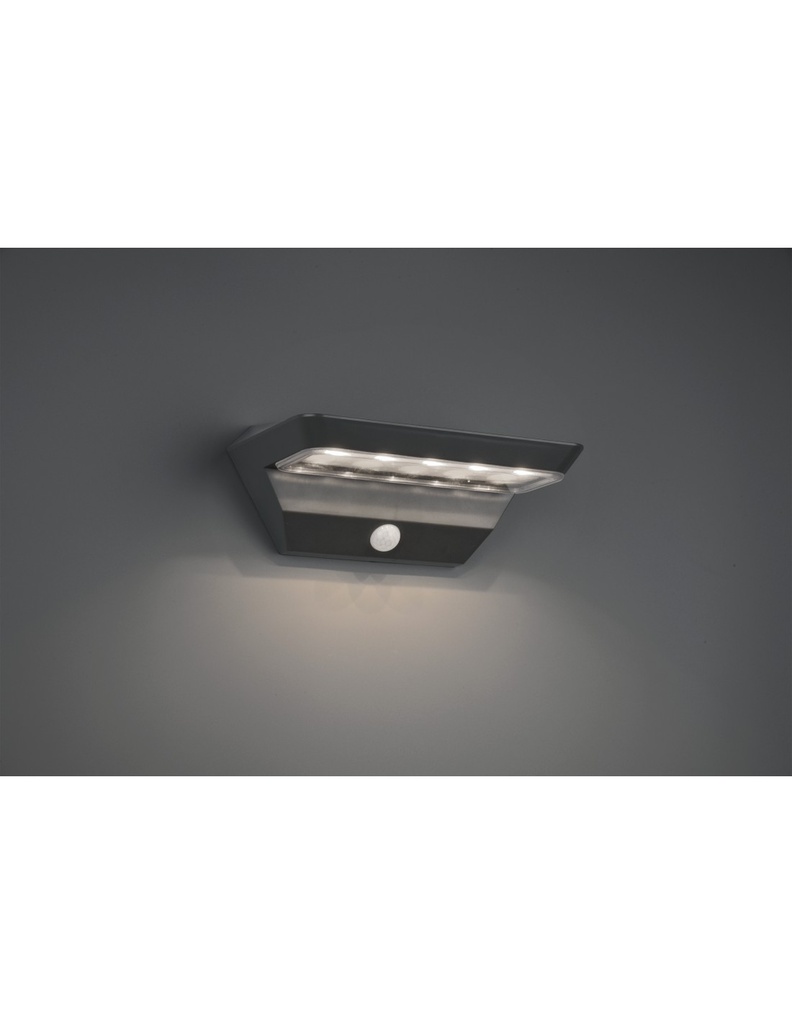 Lampada da Parete Led per Esterno Mendoza con Sensore Movimento Trio Lighting