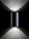 Lampada da Parete in Alluminio Pressofuso con Diffusori in Vetro Trasparente - 20W - 2620 Lumen - Classe E - Luce Calda bianco
