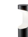 Lampada da esterno in alluminio pressofuso con diffusore opalino - 9W - 1155 lumen - Classe E - 4000°K grafite