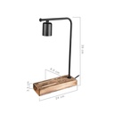 Lampada da scrivania con porta cellulare Vito  24 xh. 39 cm