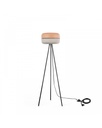Lampada da terra Idra in metallo rosa e grigio STS