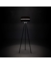 Lampada da terra Idra in metallo rosa e grigio STS