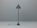 Lampada da terra in metallo nero D40xD40x156h cm