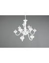 Lampadario Bianco Sala Da Pranzo 9 Luci Con Catena Elsa Trio Lighting