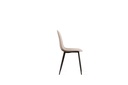 4x Sedia in similrattan con seduta beige 43x38x86,5h cm