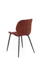 4x Sedia in soft-touch 55cm x 45cm H. 83cm