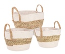 4x Set3 Cesta 2M Alyce To Bianco-Naturale