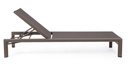 Lettino Skipper New C-Ruote Coffee Yk14 -