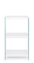 Libreria 3P Line Wood Bianco