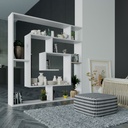 Libreria Labirent Bianca 5 Ripiani 129x125x22 cm