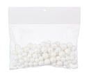 12x Blister Palline Decorative Bianco