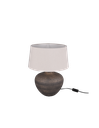 Lume Base Ceramica Paralume Sabbia Lou Ø38 cm Trio Lighting