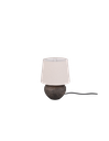Lumetto Ceramica Marrone Paralume Beige Lou Trio Lighting
