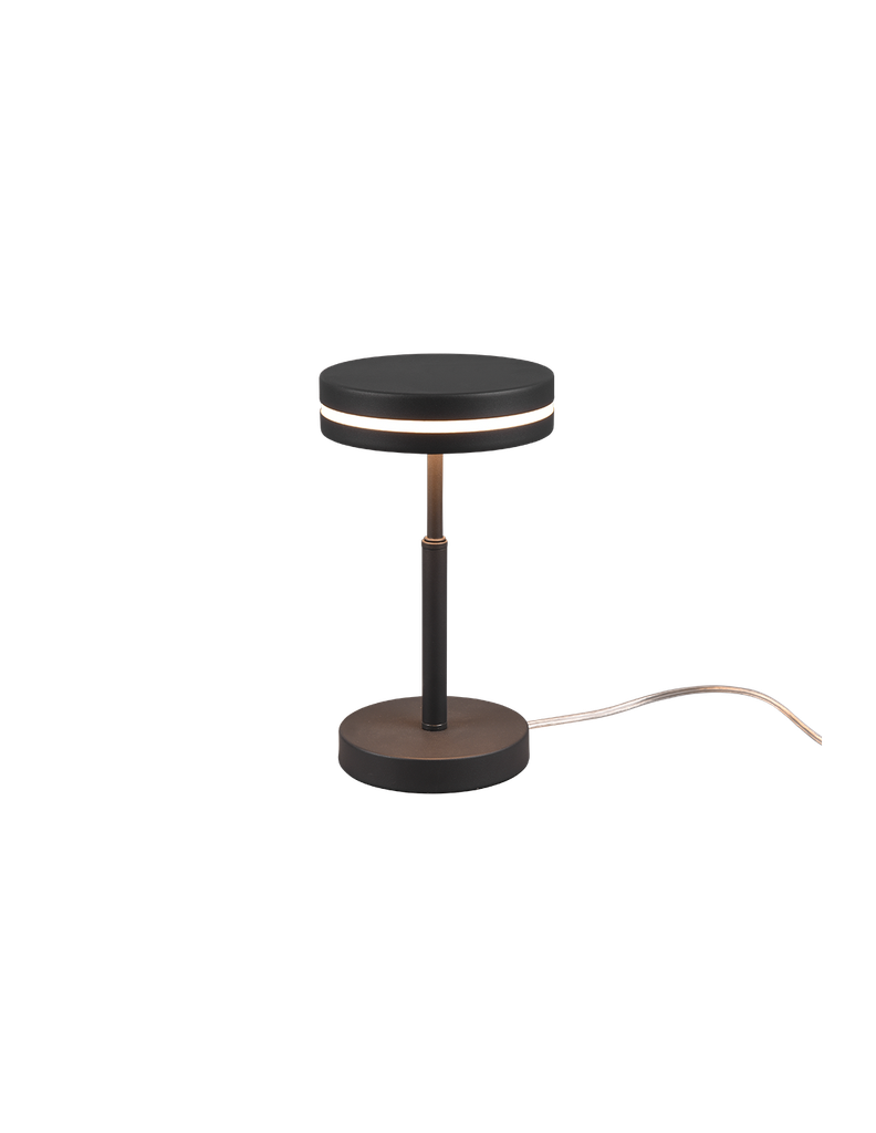 Lumetto Comodino Disco Led Moderno Antracite Franklin Trio Lighting