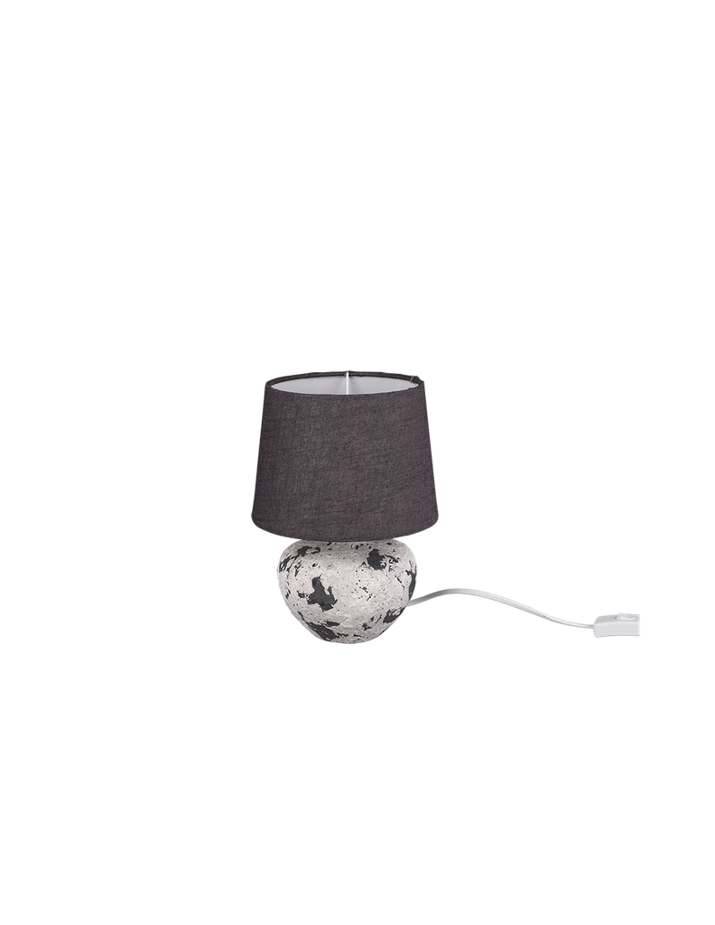 Lumetto Moderno Ceramica Bianca E Grigia Bay Ø18 cm Trio Lighting