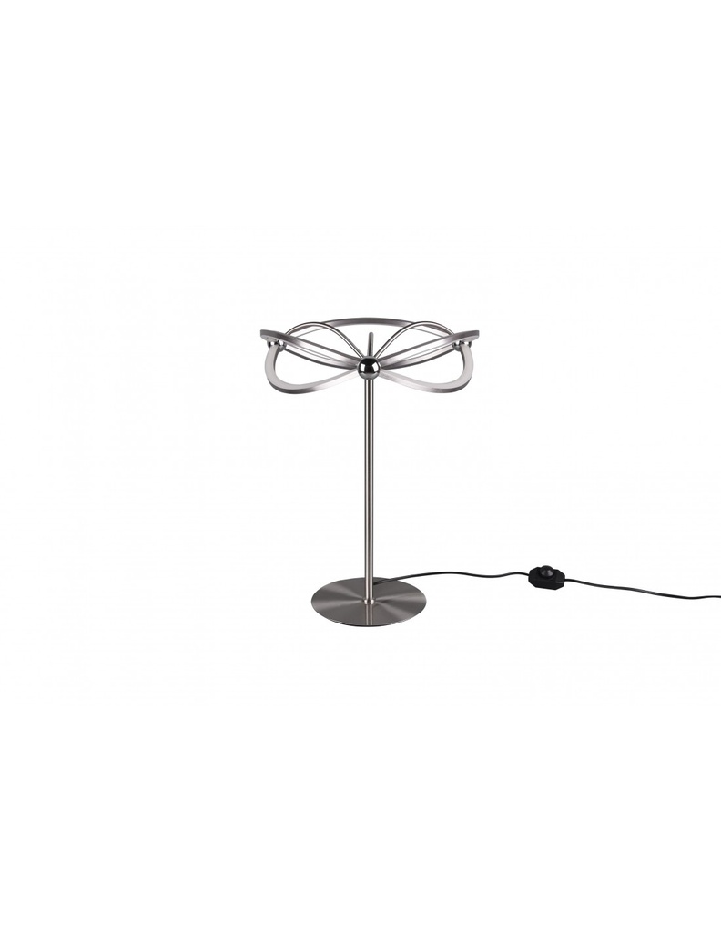 Lumetto Moderno Design Fiocco Led Charivari Nichel Trio Lighting