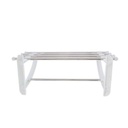Mensola da bagno in alluminio bianco Dimensione 50 x 29.5 x 20 cm