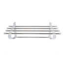 Mensola da bagno in alluminio bianco Dimensione 50 x 29.5 x 20 cm