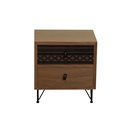 Mobile budapest urban comodino 2 cassetti cm 40x30 x h46