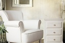 Mobile cassettiera 3 cassetti legno bianco Blanc cm 40 x 34 x 63,5